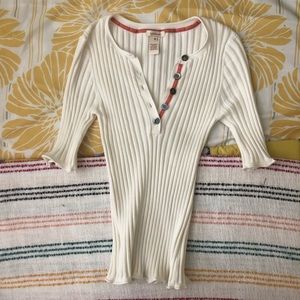 Sundance Ribbed Henley Tee